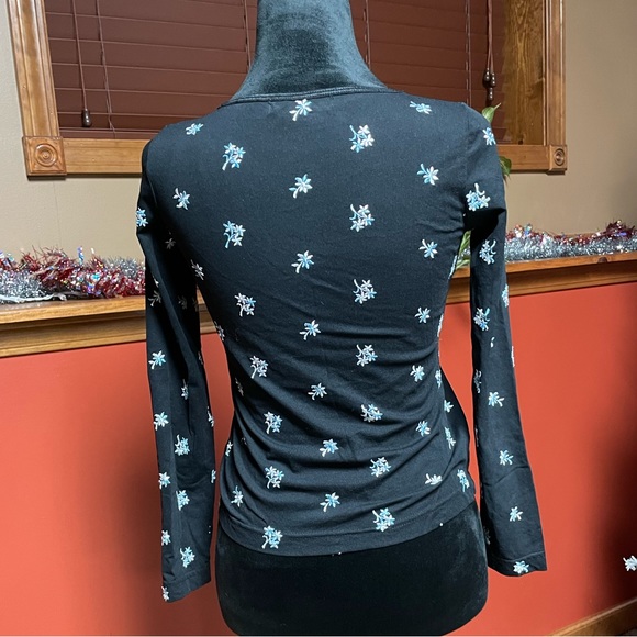 KAREN KANE LONG SLEEVE TOP. SIZE PETITE. LIKE NEW CONDITION. - Picture 2 of 8